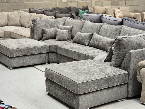 Belgravia U-Shape Sofa  (Truffle Color)