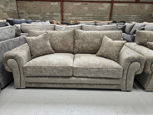 3+2 Vegas Sofa Set - Alaska Truffle Fabric