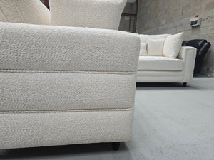 Boston Corner Sofa (Cream Boucle Fabric)