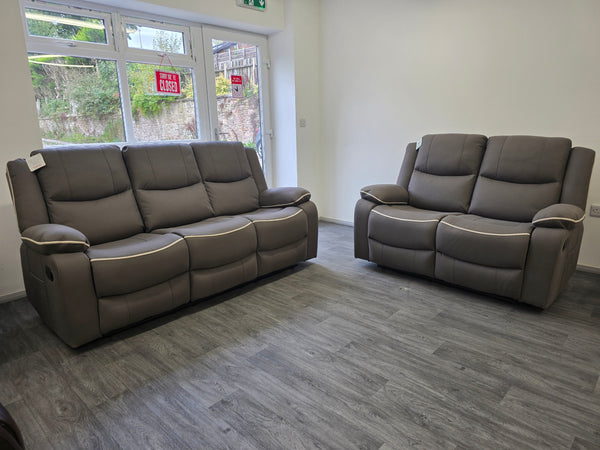 3+2 Chloe Fabric Recliner Sofa Set