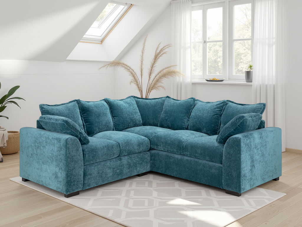 Colbee Sofa Teal Large Corner