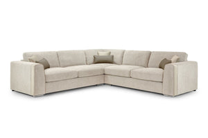 Naples Sofa Beige Large Corner