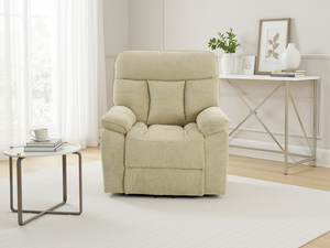 Cornwall Rise and Recline Massage Chair Beige
