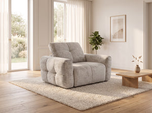 Faringdon Electric Recliner Beige Armchair