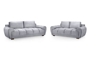 Azzuro Sofa Grey 3+2 Set