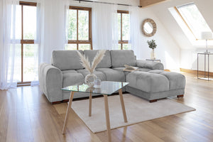 Azzuro Sofabed Grey Universal Corner