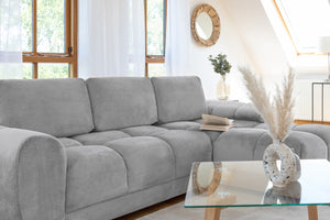 Azzuro Sofabed Grey Universal Corner