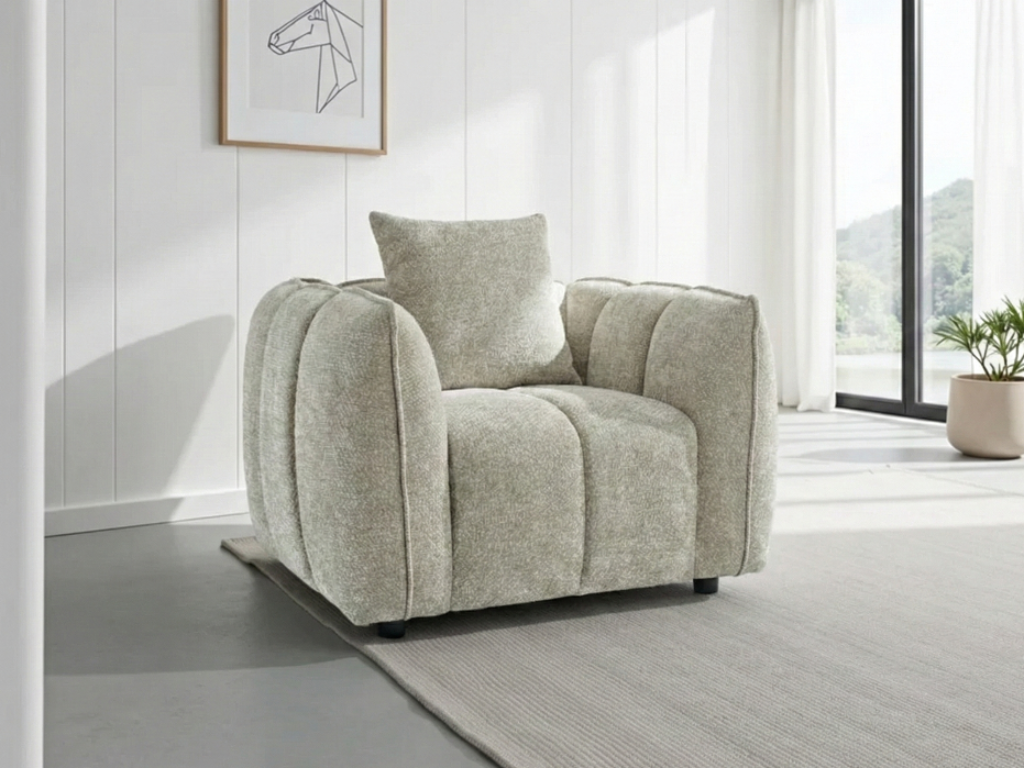 Venice Sofa Beige Armchair