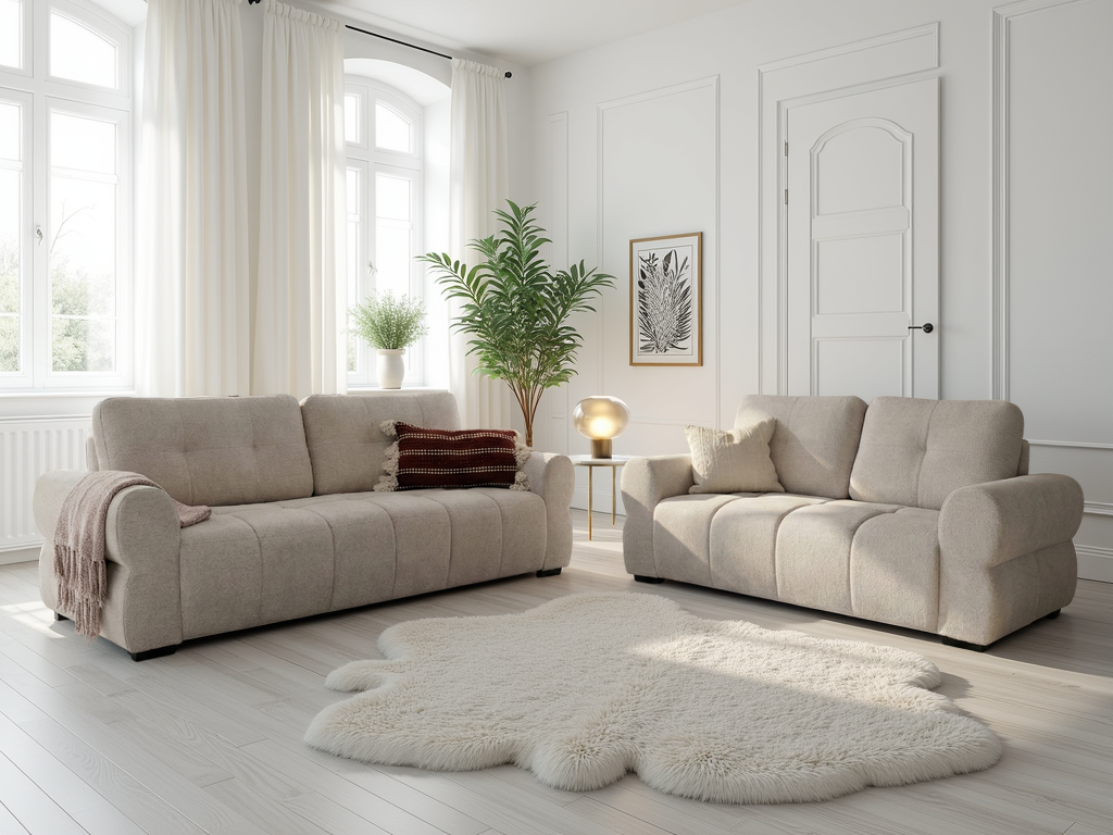 San Marino Sofa Beige 3+2 Set