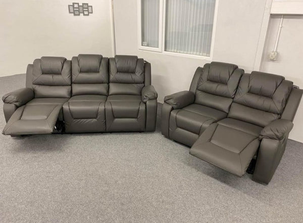 3+2 Vancouver Recliner Leather Sofa