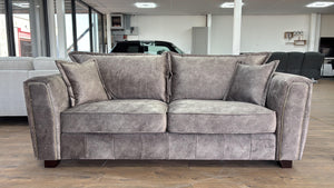 Serena Sofa Brown 3 Seater