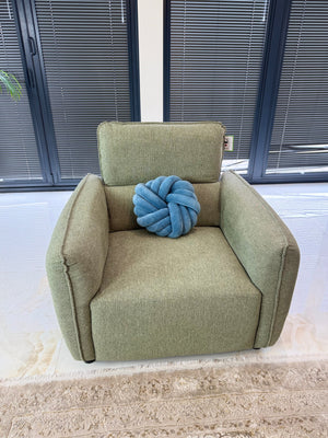 Ascot Sofa Green Armchair