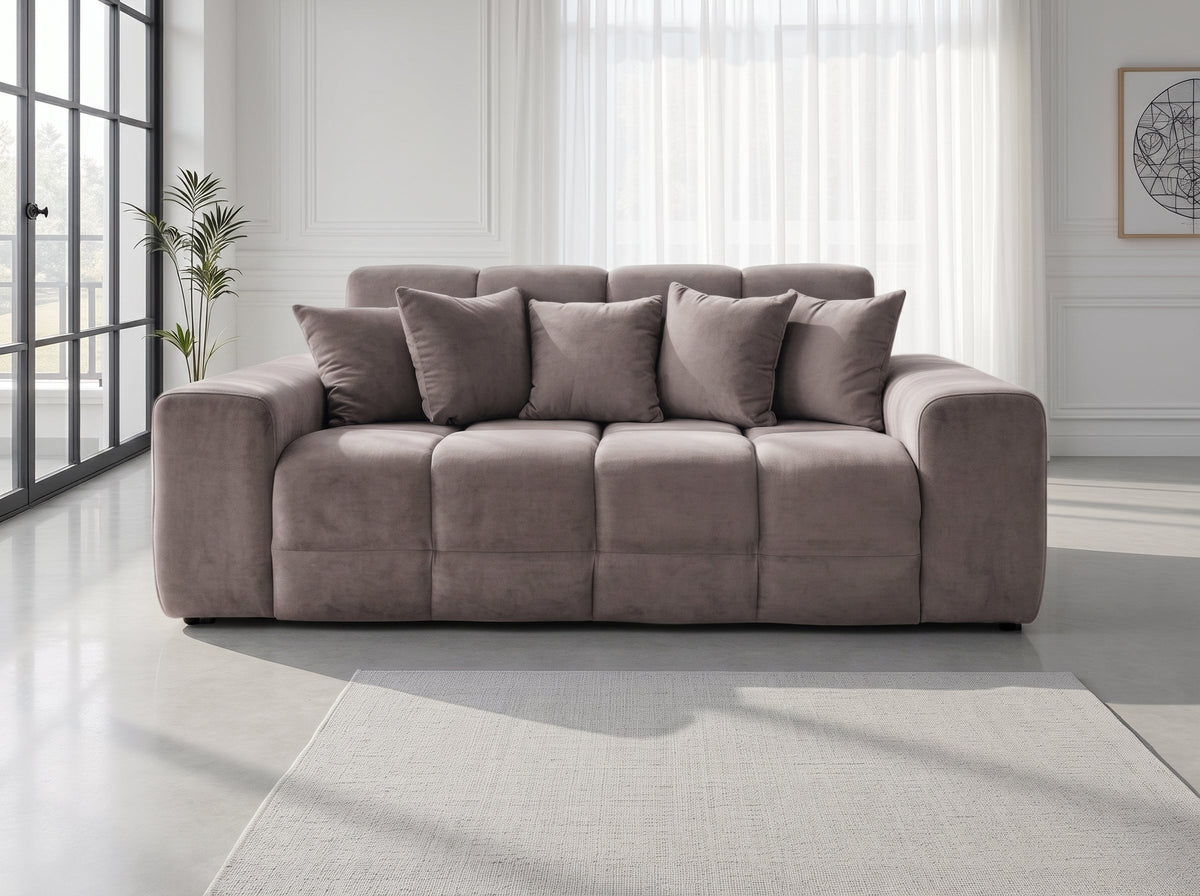 Jacob Sofa Mocha 3 Seater