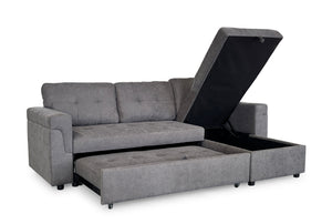 Omniya Sofabed Grey Universal Corner