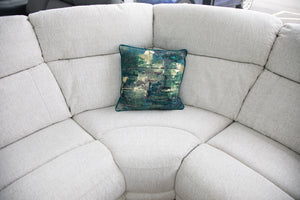 Owen Electric Recliner Sofa Beige Large Corner