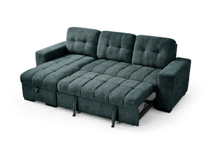 Palermo Universal Corner Sofabed Teal