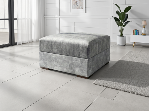 Serena Sofa Grey Footstool