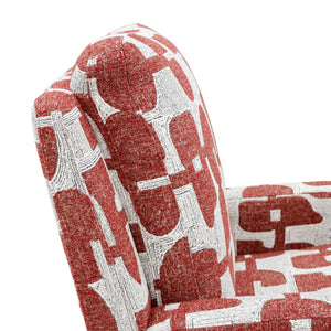 Seville Electric Reclining Chair Red