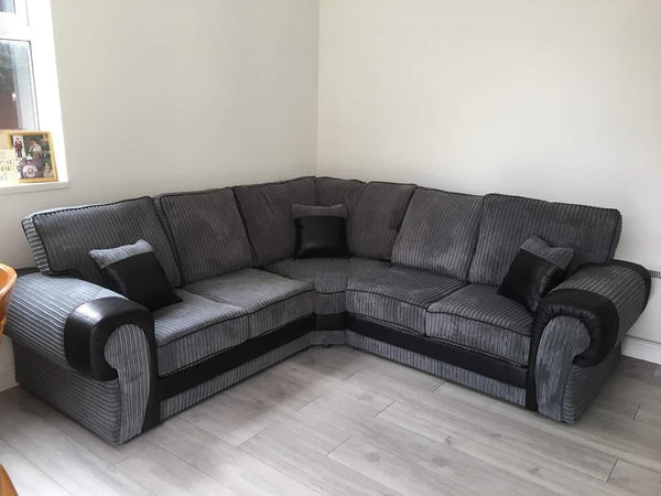 2c2 Tango Jumbo Cord 5 Seater Corner