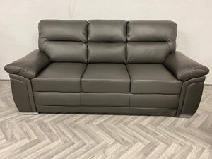 3+2 Gretel Leather Sofa Set (Grey)