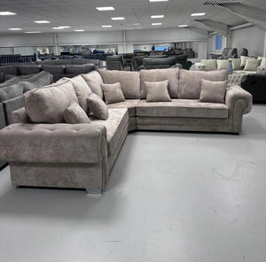 Vegas Corner Sofa - Mink Kensington