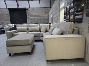 Soho Corner Sofa - New Coffee Plush Fabric
