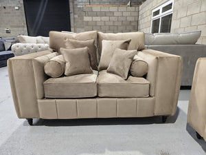 3+2 Madrid Sofa Set – Mink Plush Fabric