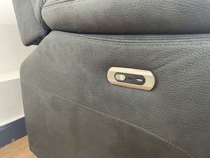 Leon Electric Recliner Sofa Black 2 Seater