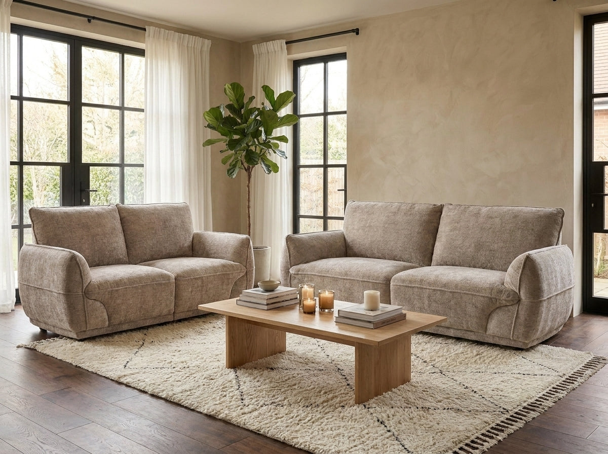 Angelo Sofa Beige 3+2 Set
