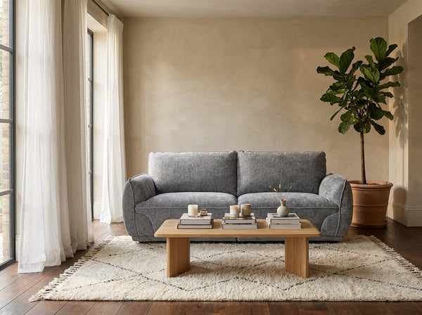 Angelo Sofa Grey 3 Seater