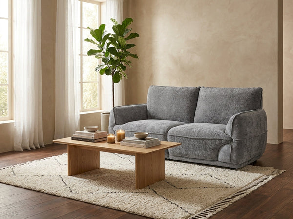 Angelo Sofa Grey 2 Seater