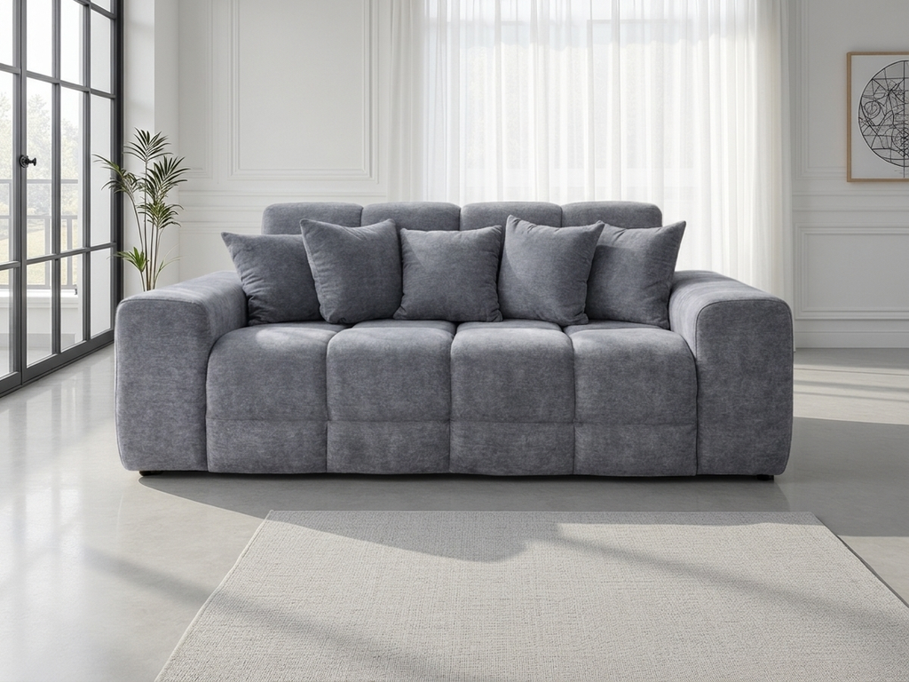 Jacob Sofa Grey 3 Seater