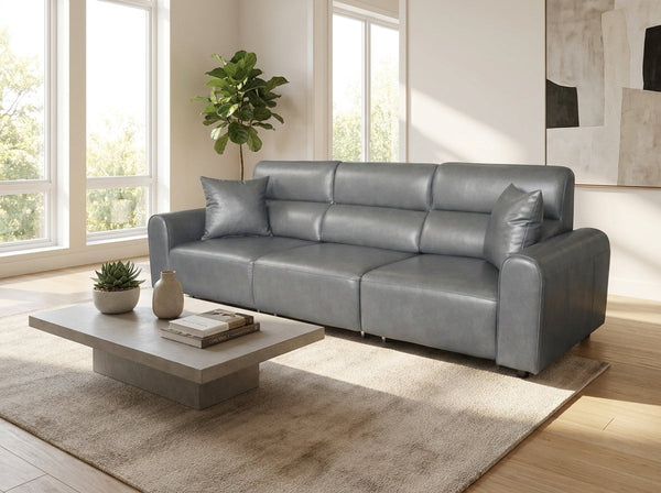 Conway Electric Sofa Grey 3 Seater