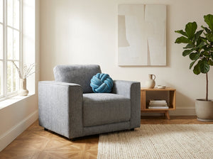 Marlow Sofa Grey Armchair